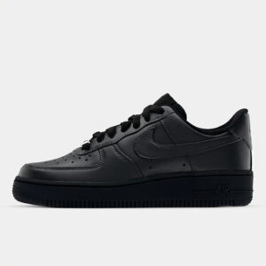 Nike Air Force 1 '07 Unisex Sneakers – Black, Leather, Classic Street Style, Sizes 36–45