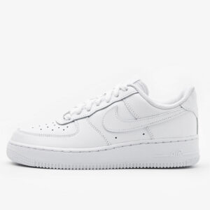 Nike Air Force 1 '07 Unisex Sneakers – White, Leather, Classic Street Style, Sizes 36–45