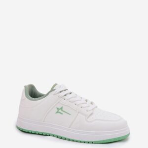 MINTA Women’s Sneakers – White & Mint Green, Street Style, Sizes 36–40