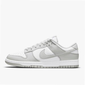 Nike Dunk Low Gray Fog DD1503-103 – Grey White Leather Men’s Retro Basketball-Inspired Sneakers