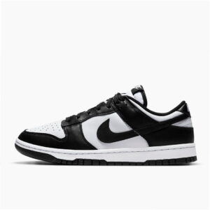 Nike Dunk Low Panda DD1503-101 – Black White Leather Men’s Retro Basketball-Inspired Sneakers