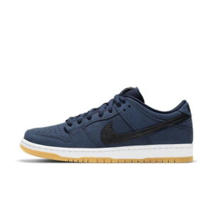 Nike SB Dunk Low Pro ISO CW7463-401 – Navy Gum Suede Men’s Skateboarding Sneakers