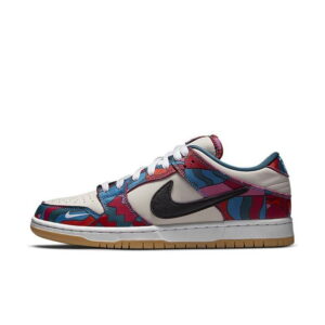 Nike SB Dunk Low Pro Parra Abstract Art DH7695-600 – Multicolor Suede & Leather Skateboarding Sneakers